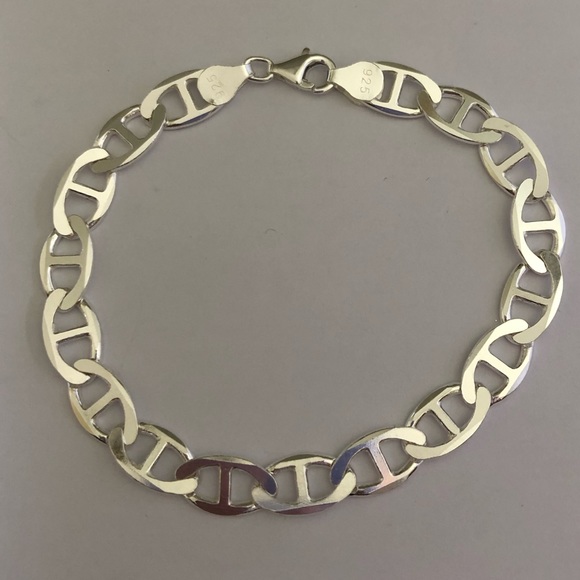 Other - 925 Silver 7mm bracelet marine